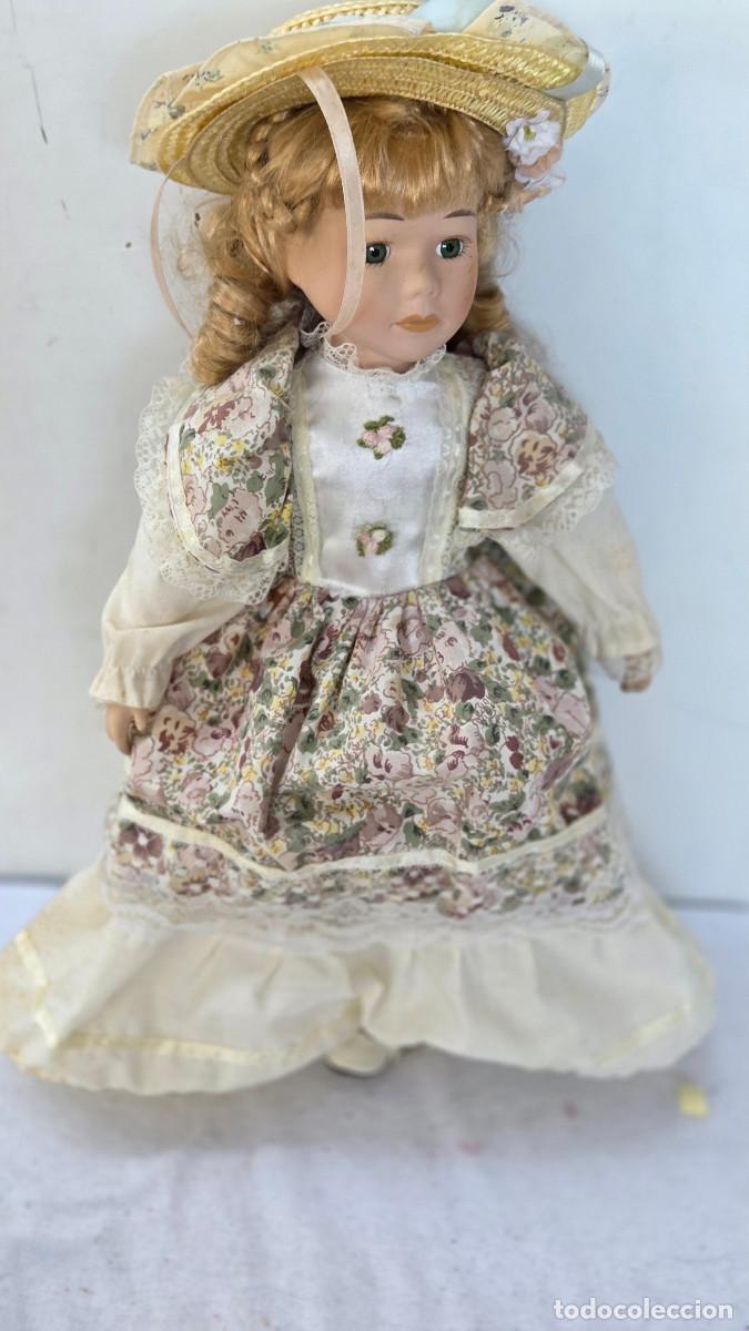 Arte: mu&ntilde;eca de porcelana de coleccion