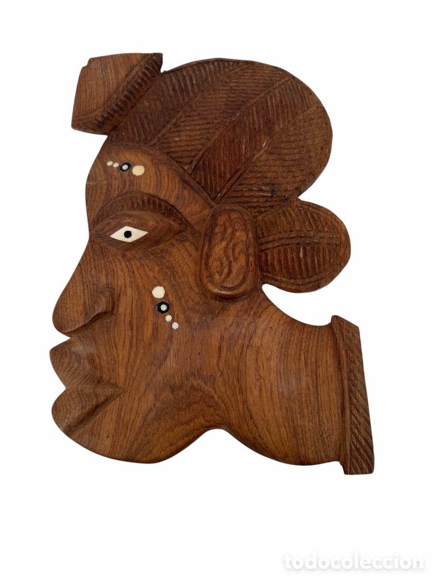 Arte: Busto de Madera Africano