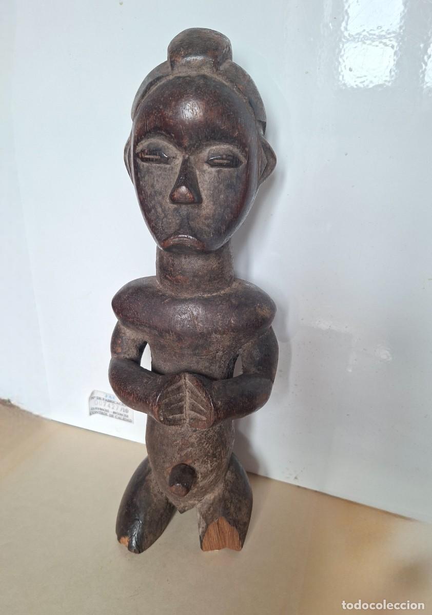Arte: ESCULTURA FETICHE YAKA 30 cm. - REP&Uacute;BLICA DEMOCR&Aacute;TIDA DEL CONGO -
