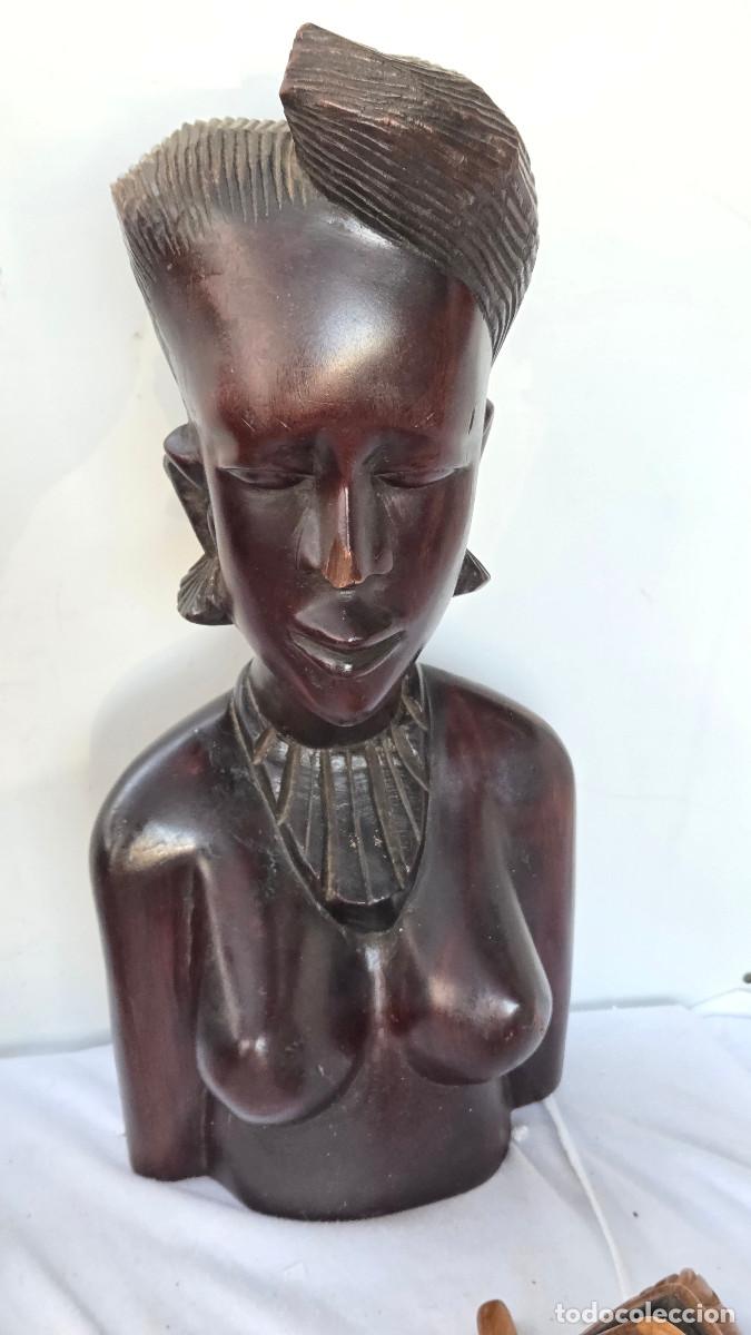 Arte: busto grande de arte africano