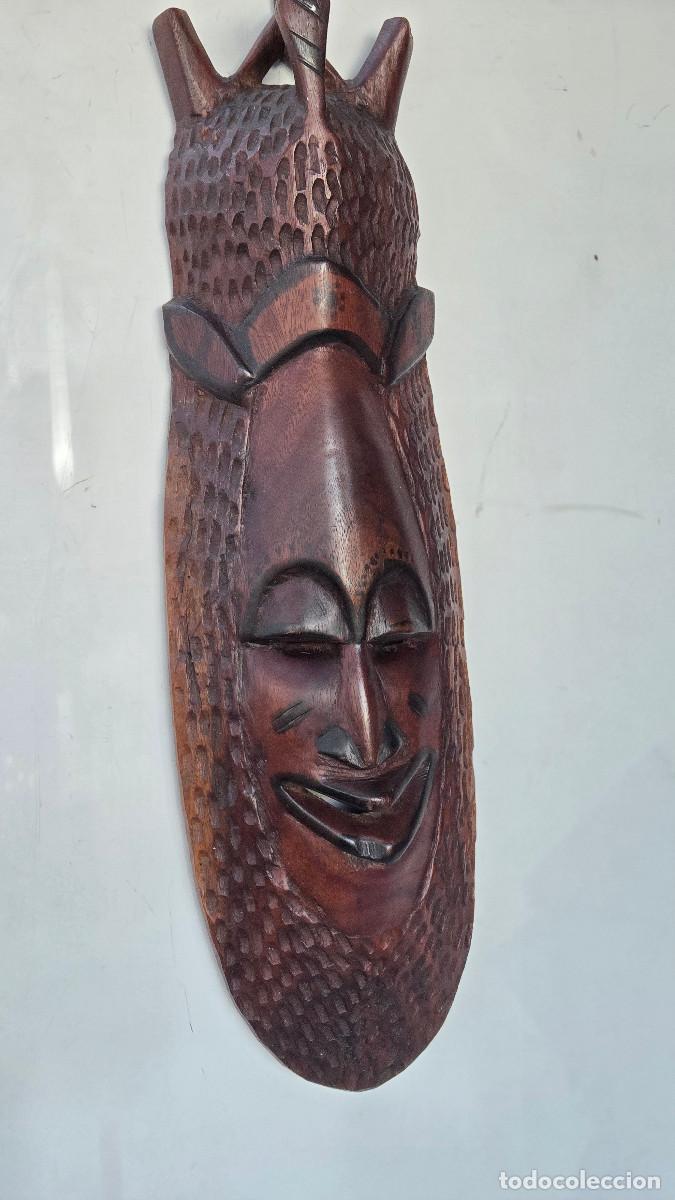 Arte: mascara africana de madera - Foto 2