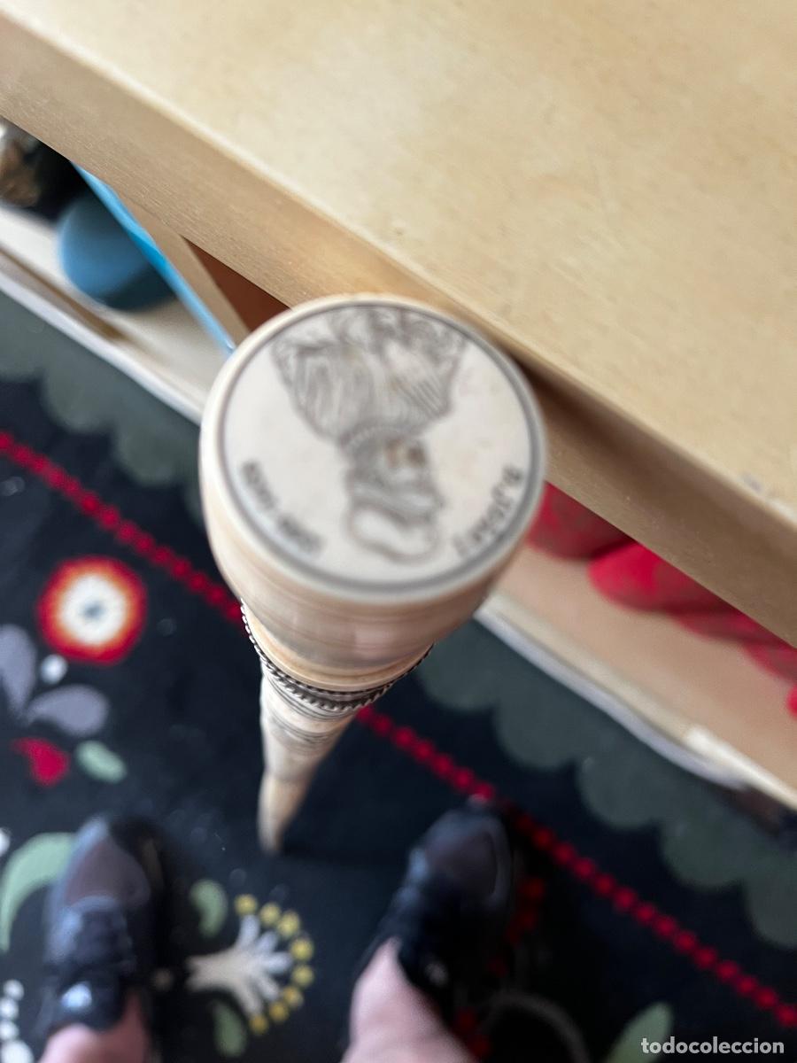 Arte: Baston macizo en marfil - Foto 2