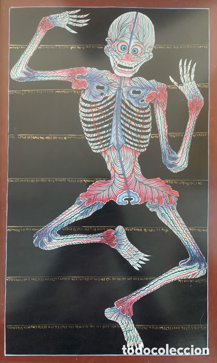 Arte: Thangka m&eacute;dico tibetano