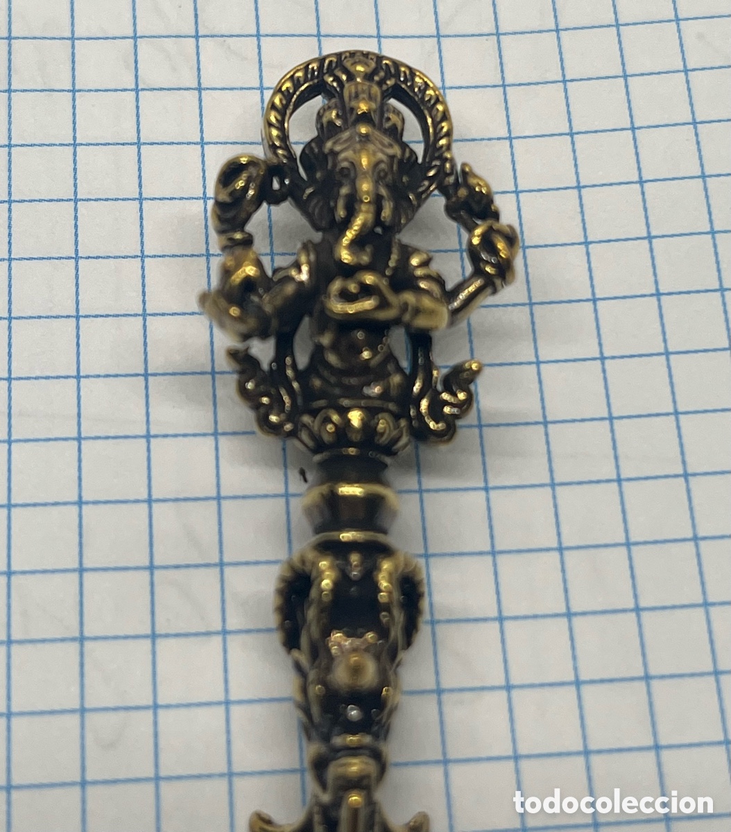Arte: DAGA CEREMONIAL TIBETANA DE BRONCE