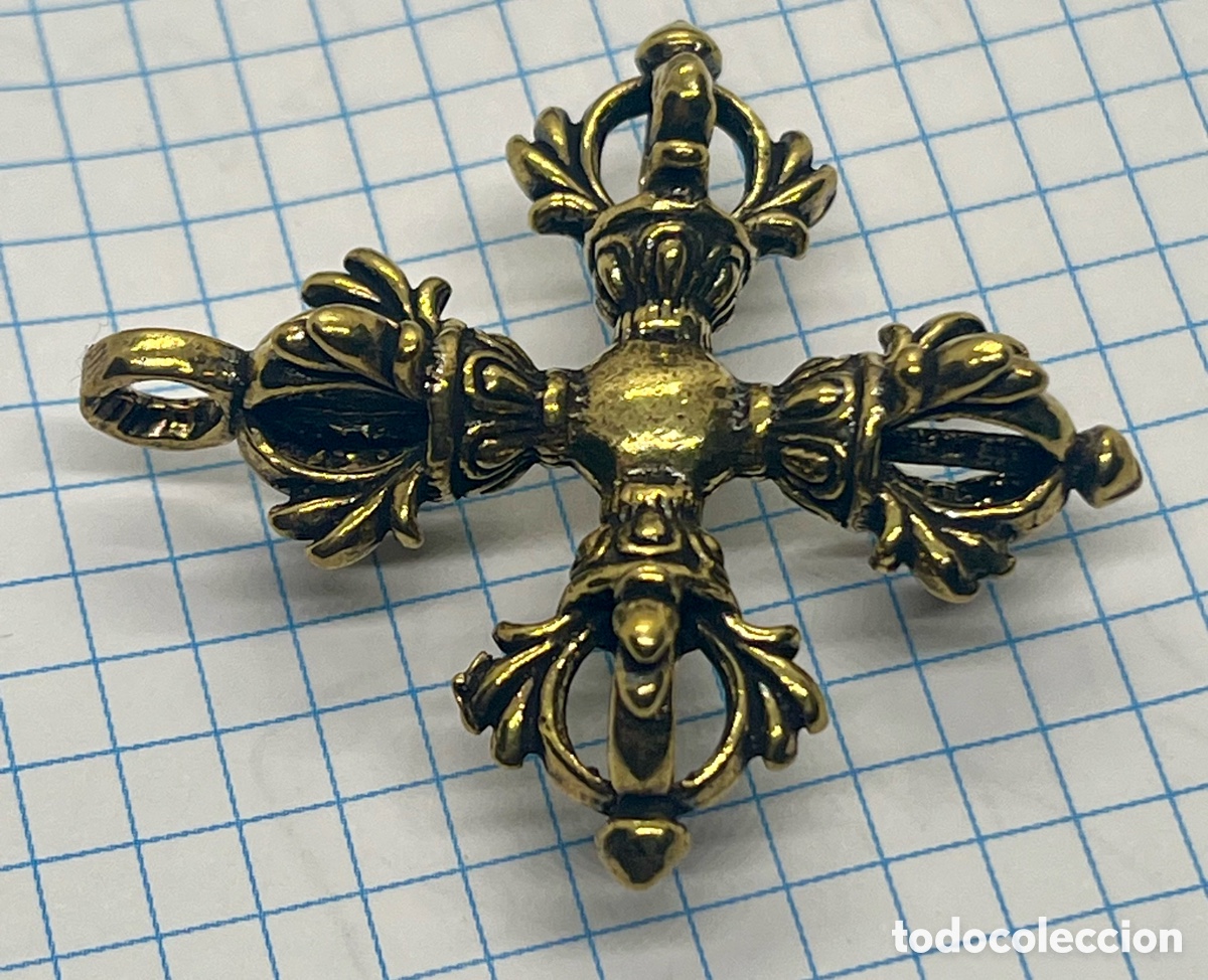 Arte: VAJRA TIBETANA DE BRONCE - Foto 3