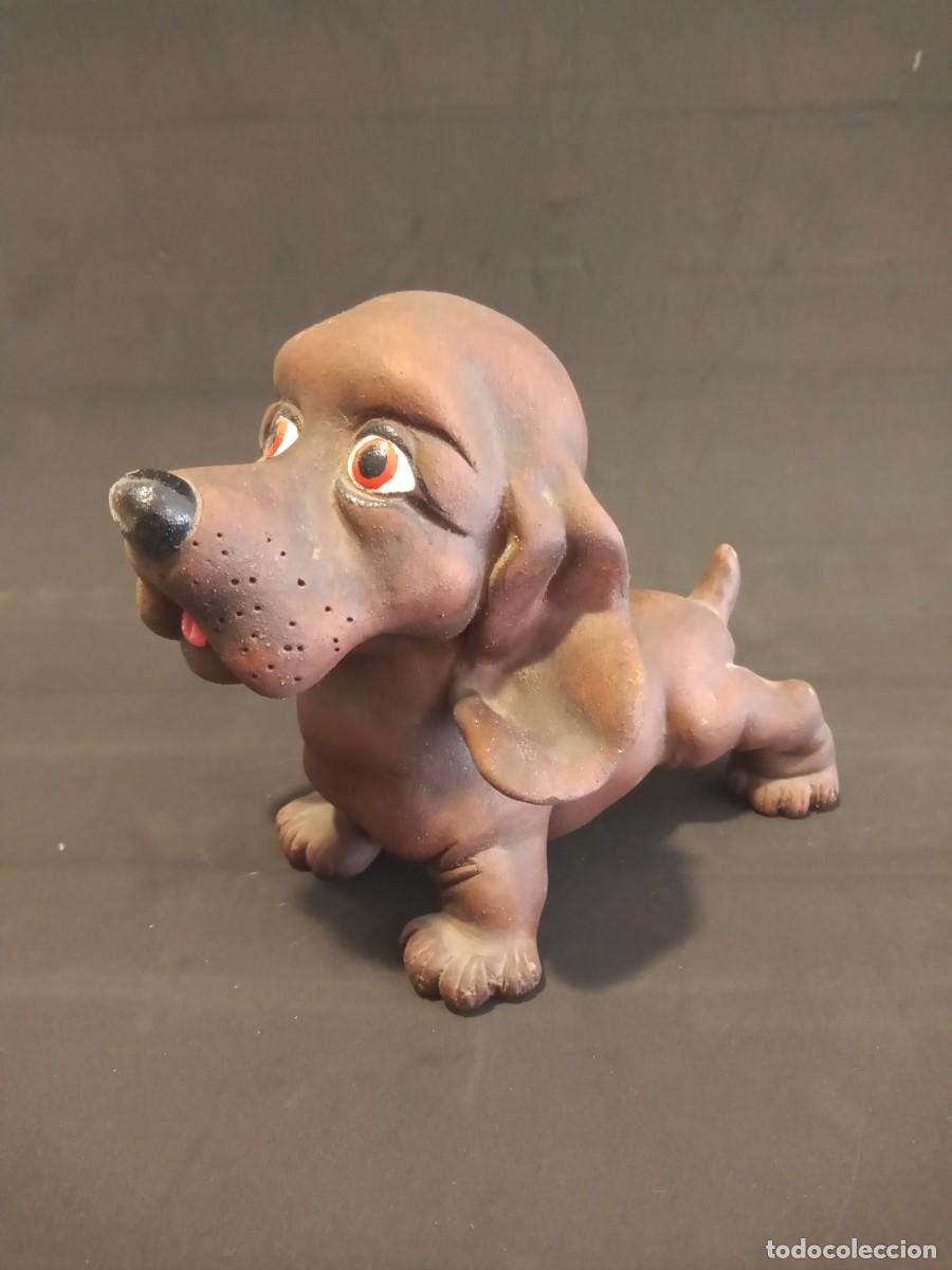 Arte: FIGURA PERRO TERRACOTA ARTESANAL ARGENTINA