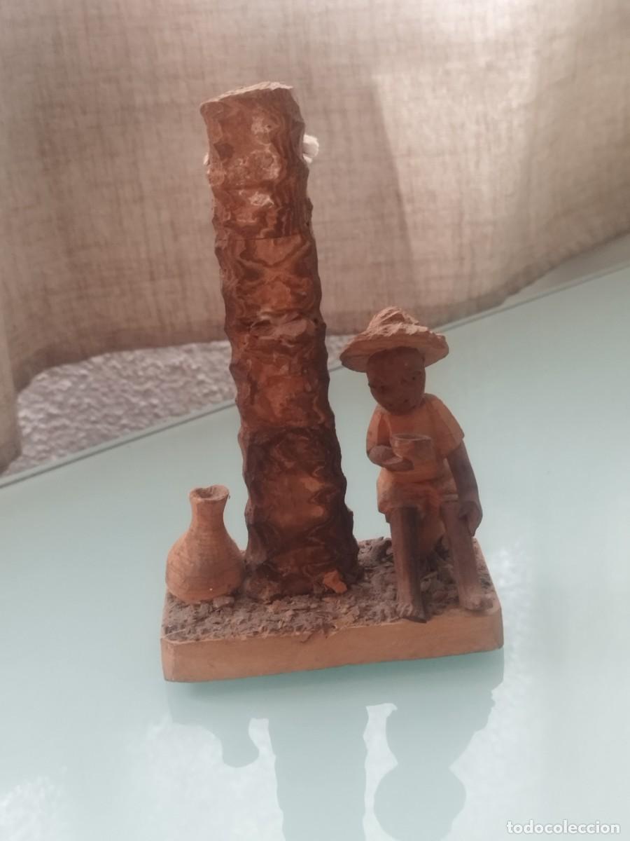 Arte: Antigua Figura Africana Tallada a Mano en Madera de Espina - Arte Popular Yoruba, Nigeria&rdquo;.