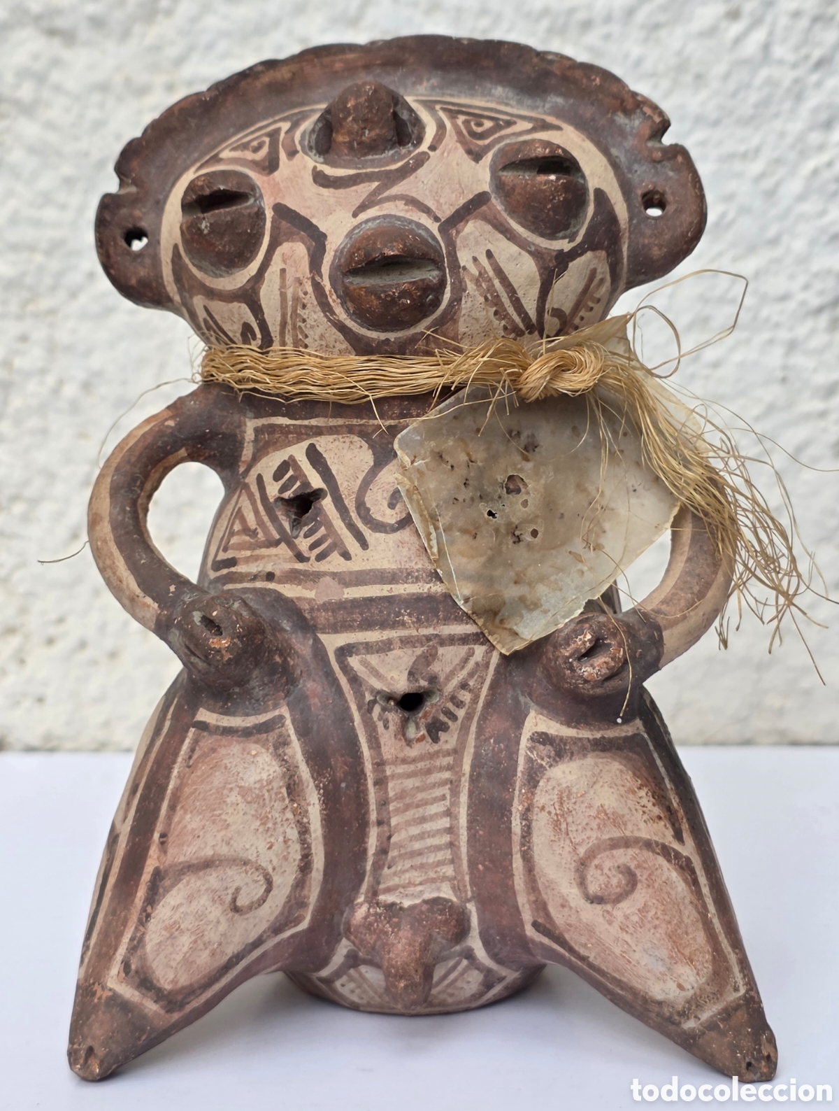 Arte: Escultura Terracota Precolombina Figura Imagen Fertilidad Virilidad - Decoraci&oacute;n Amuleto