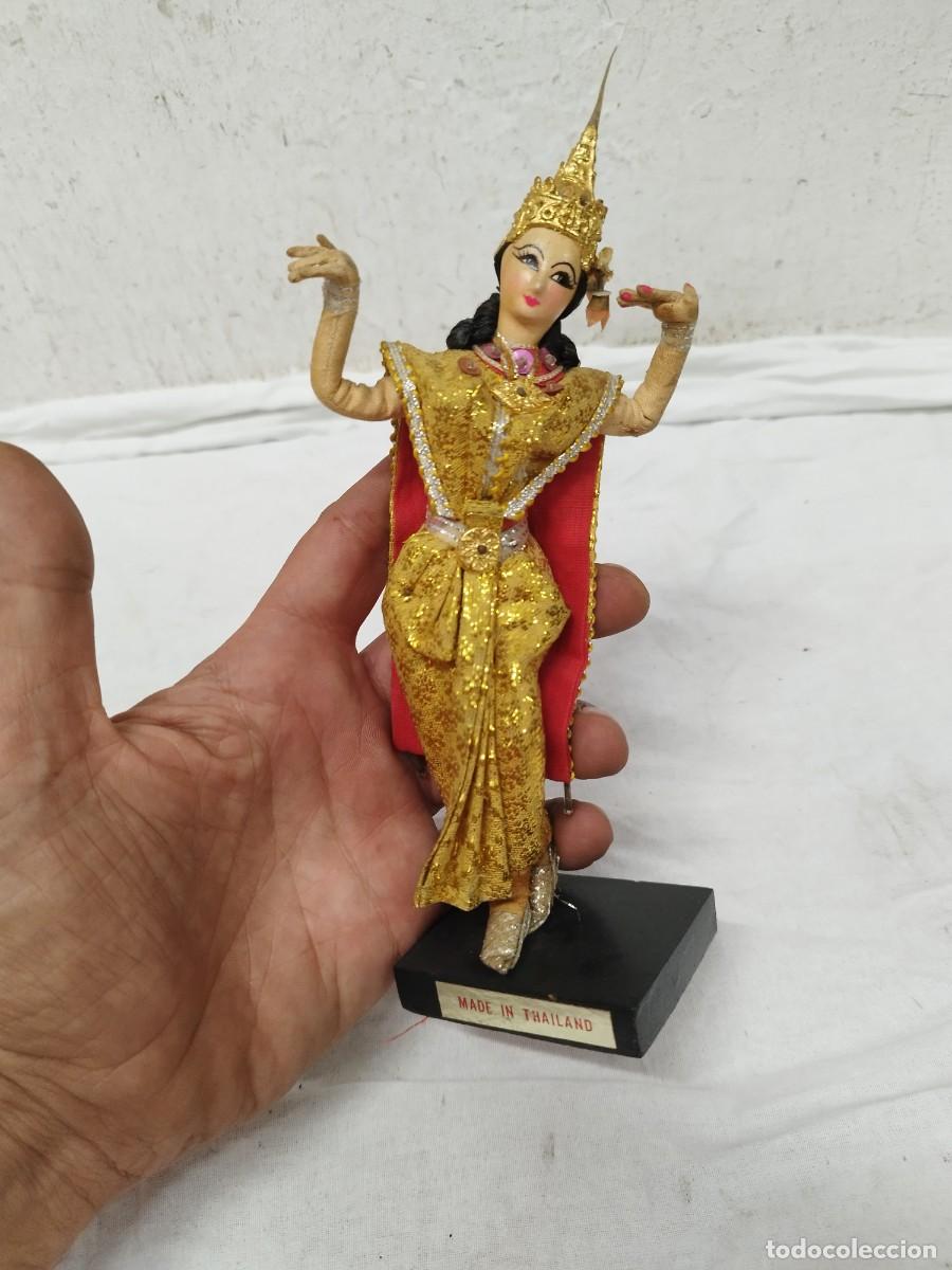 Arte: Mu&ntilde;eca Antigua Bailarina Tailandesa de Colecci&oacute;n (Vintage).