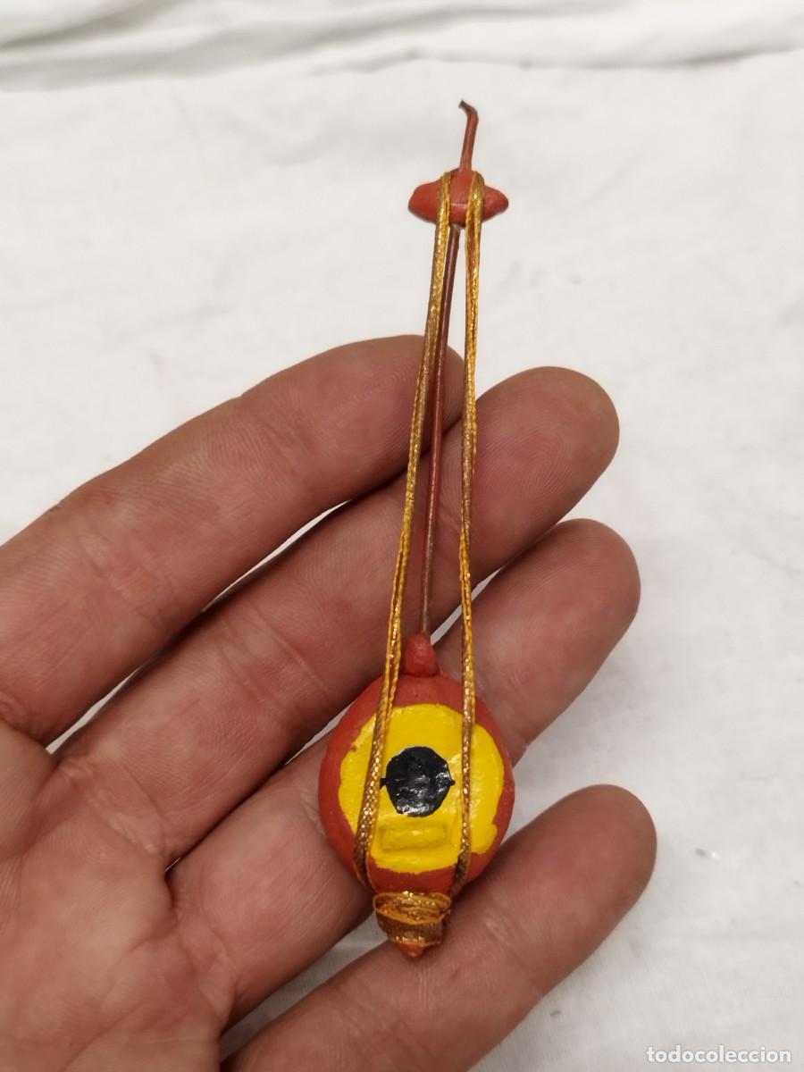 Arte: Antigua Miniatura De Instrumento Musical Indio Ektara Hecho A Mano, Souvenir / Decoraci&oacute;n &Eacute;tnica.