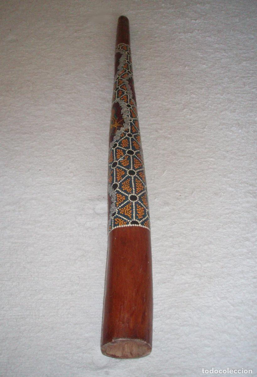 Arte: DIDJERID&Uacute;-DIDGERIDOO. ABORIGEN, AUSTRALIA. LARGO 130 CM