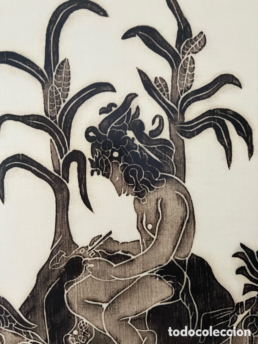 Arte: Cuadro con grabado en tela - Mayas - Foto 3