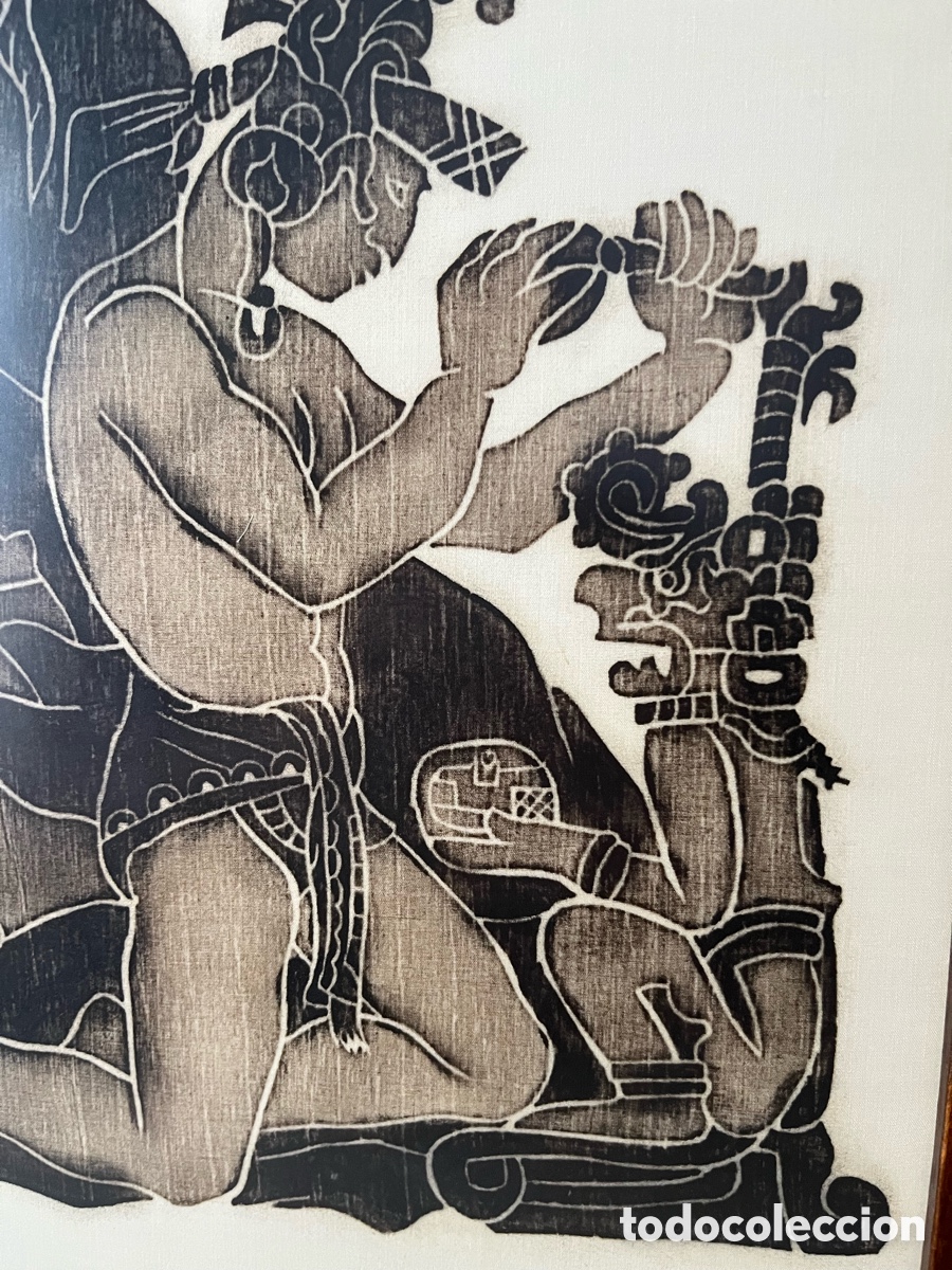 Arte: Cuadro con grabado en tela - Mayas - Foto 7