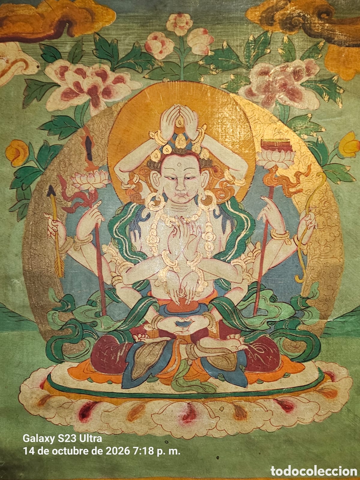 Kunst: Thangka Ushnishavijaya o Tsugtor Namgya.