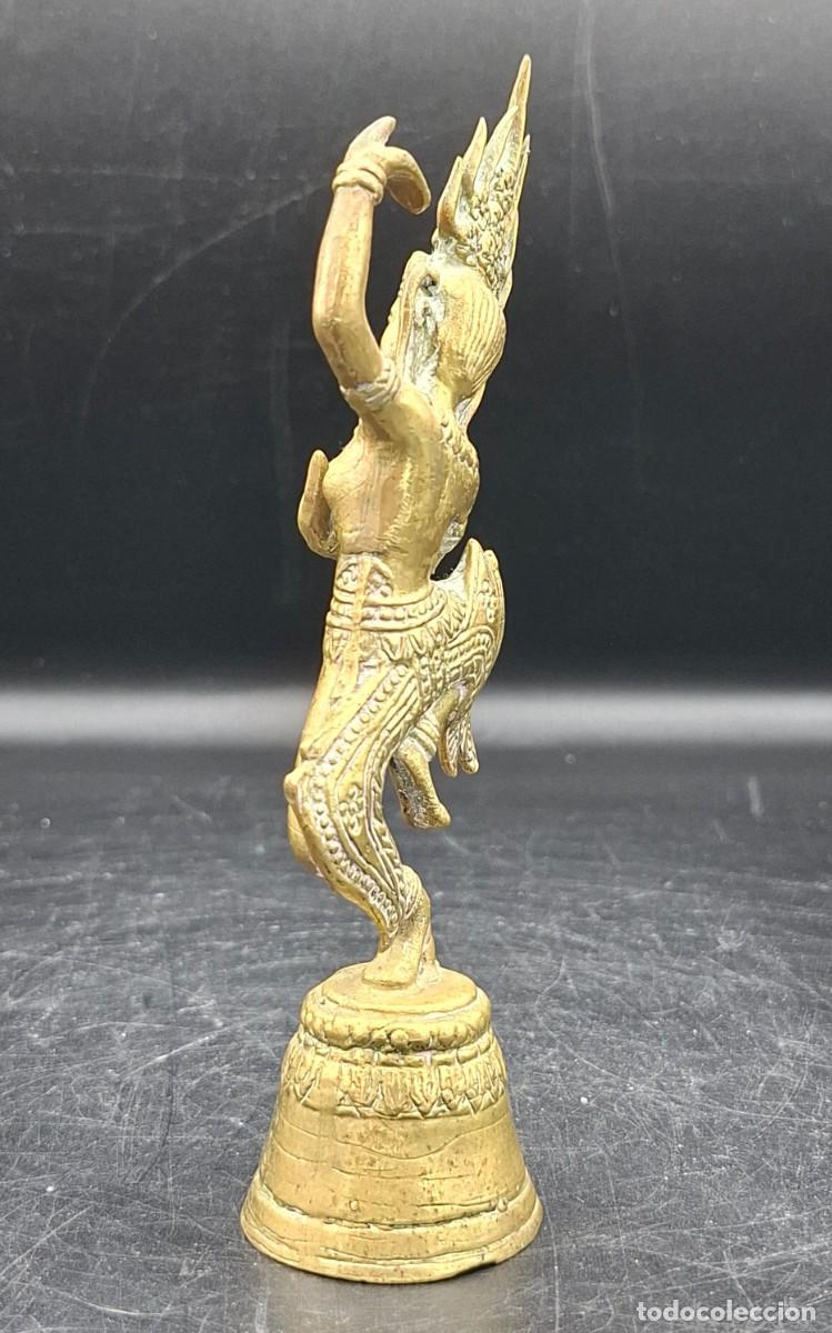 Arte: Campana ritual de bronce de Tailandia - Foto 4