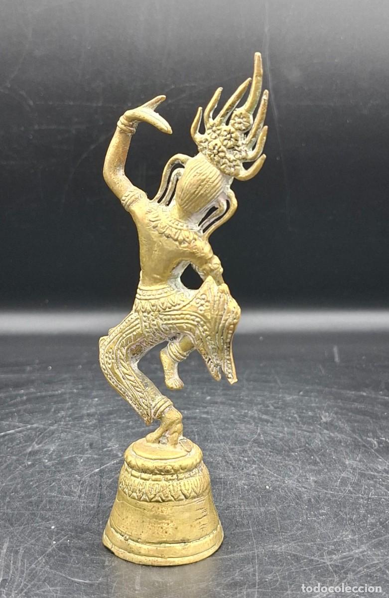 Arte: Campana ritual de bronce de Tailandia - Foto 6