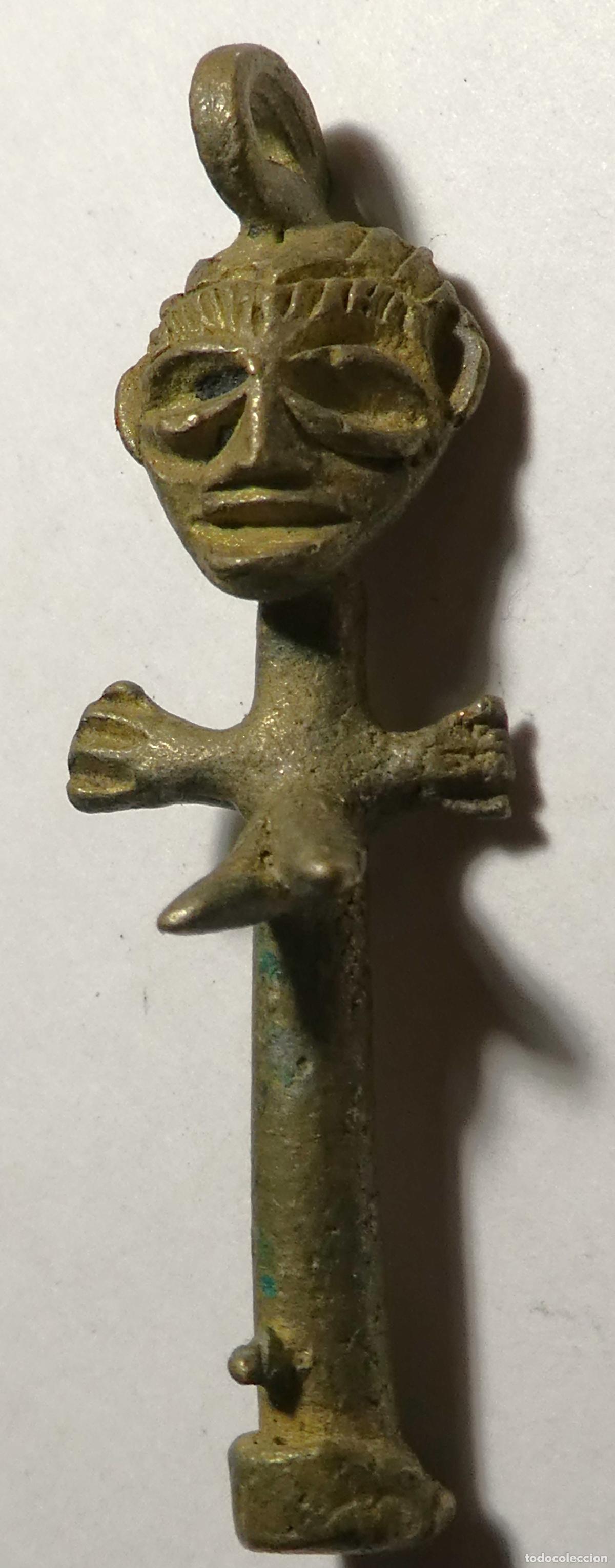 Kunst: Colgante de Ghana, mu&ntilde;eca de fertilidad Akwaba