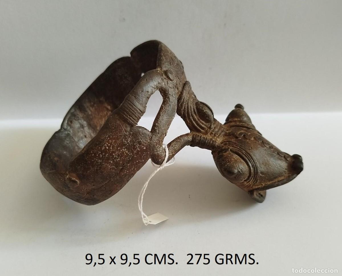 Arte: ARTE &Eacute;TNICO AFRICANO. BRAZALETE GAN. BURKINA. &Aacute;FRICA.