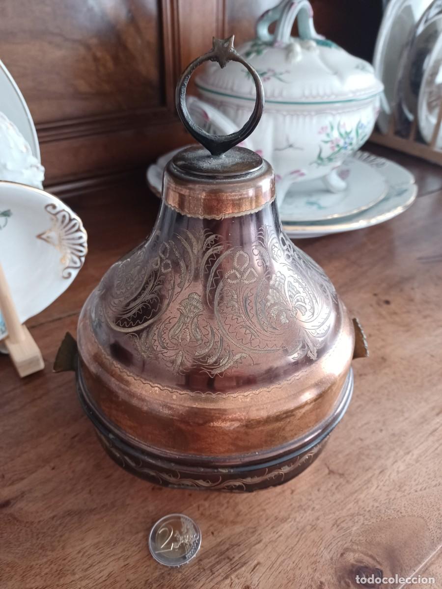 Art: ANTIGUO RECIPIENTE EN COBRE, LABRADO A MANO, ORIGEN TURQUIA, S XX