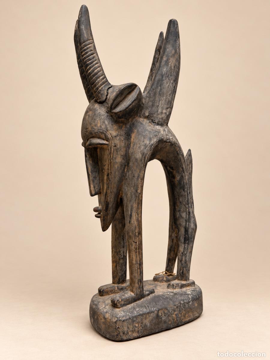 Arte: Ant&iacute;lope Chiwara Bamana de Mali &middot; Escultura africana en madera &middot; Circa 1900&ndash;1950