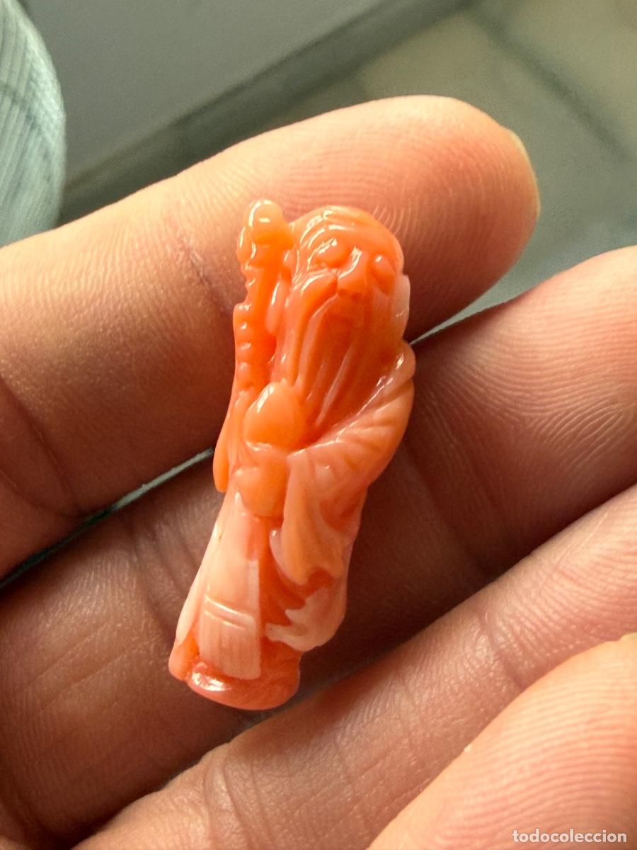 Arte: Precioso budha tallado en coral