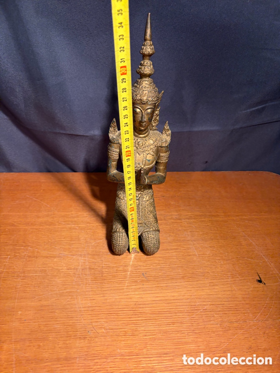 Arte: DIOSA DEL TEMPLO , BRONCE , OCEANIA , THEPANON. - Foto 2