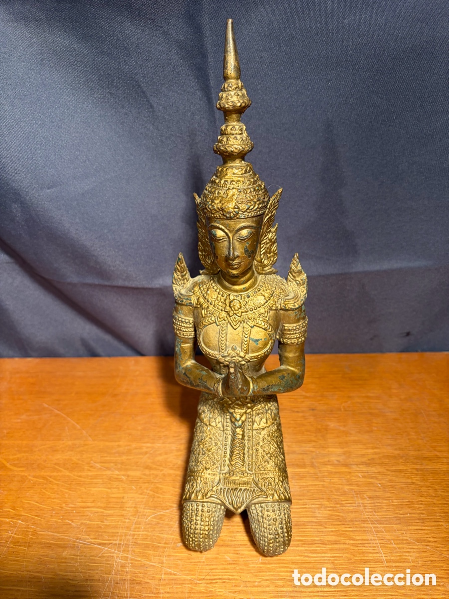 Arte: DIOSA DEL TEMPLO , BRONCE , OCEANIA , THEPANON. - Foto 1