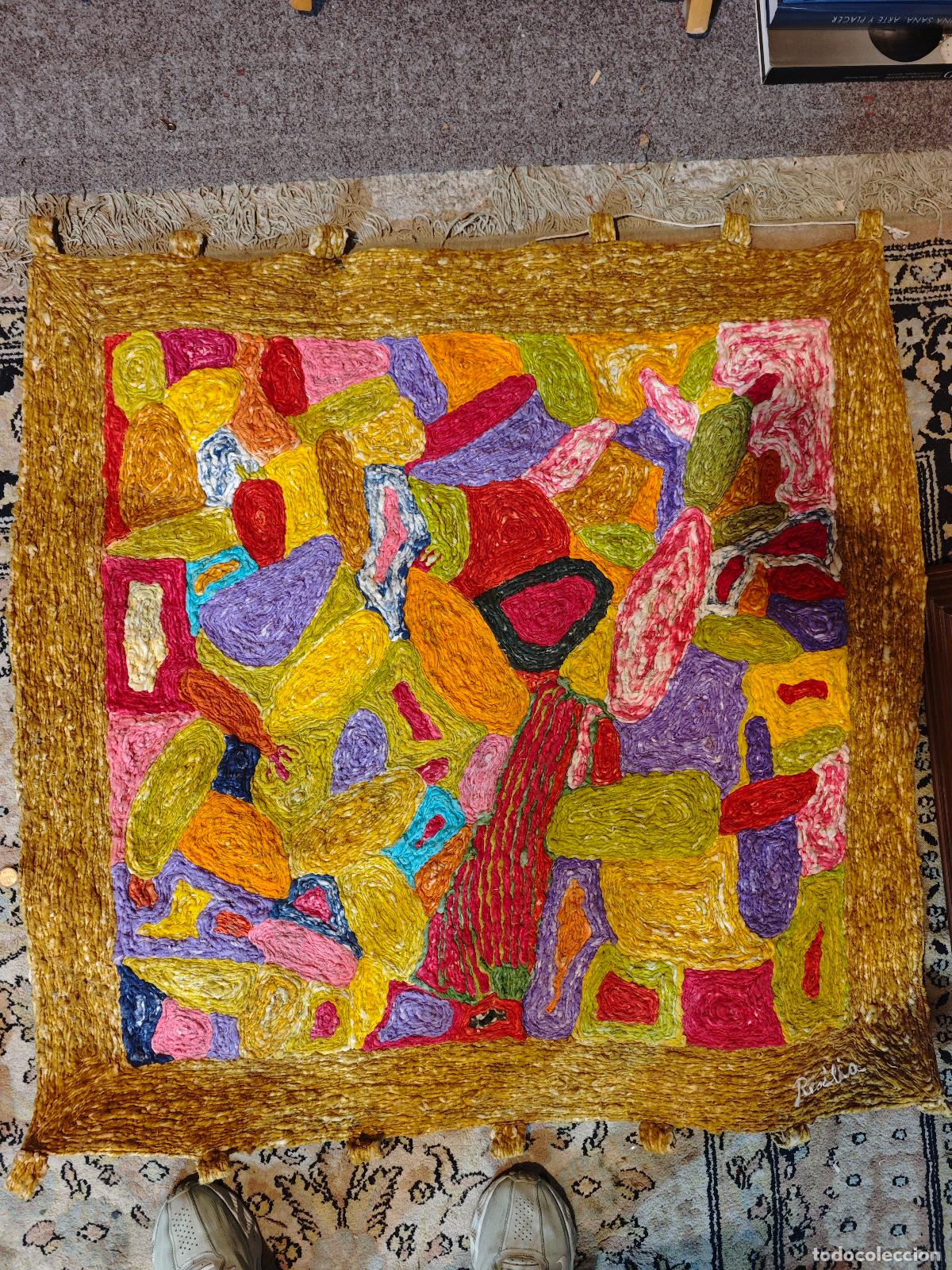 Arte: Tapiz Vintage &rdquo;Tapisseries de Thomassique&rdquo; (Hait&iacute;) - Arte Textil