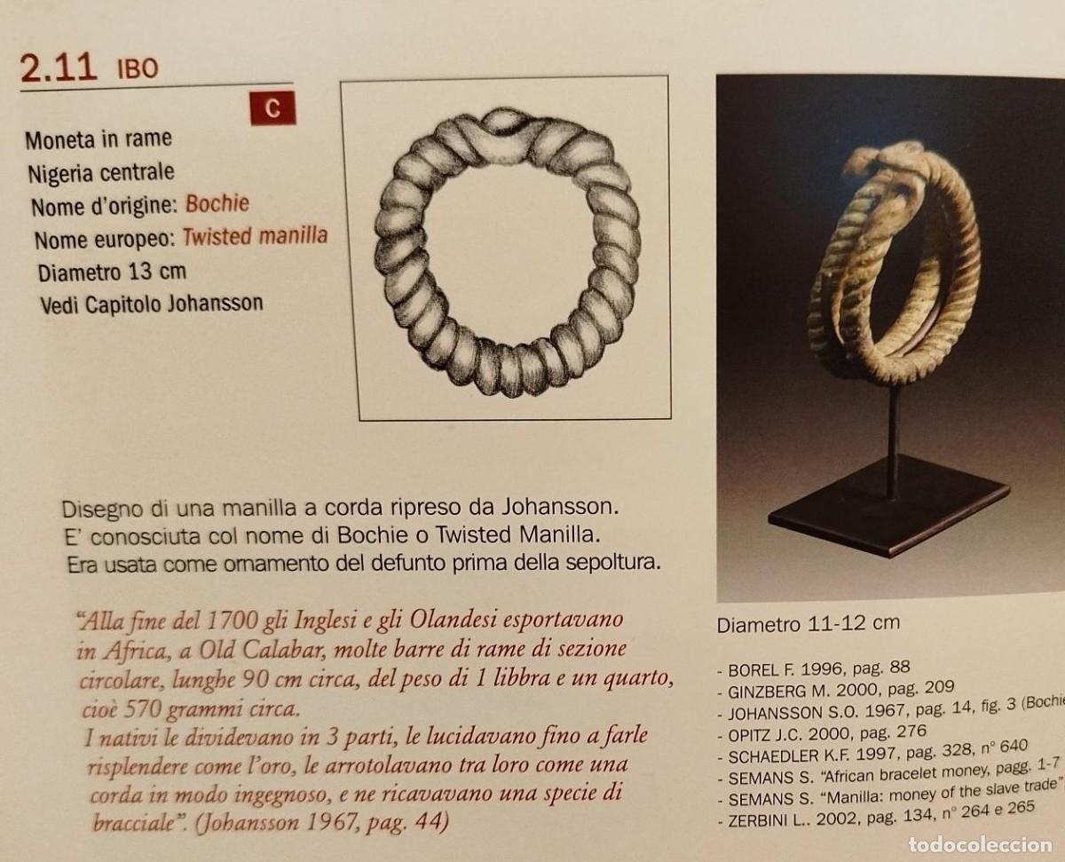 Arte: MONEDA DE INTERCAMBIO. BRAZALETE MANILLA. ARTE &Eacute;TNICO AFRICANO. IGBO. NIGERIA. &Aacute;FRICA.