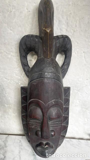 Arte: Mascara Baule, Costa de Marfil. 50 x 18 cm