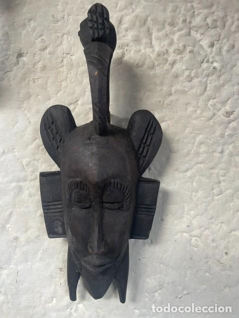 Arte: Mascara Senufo, Costa de Marfil. 28 x 12 cm