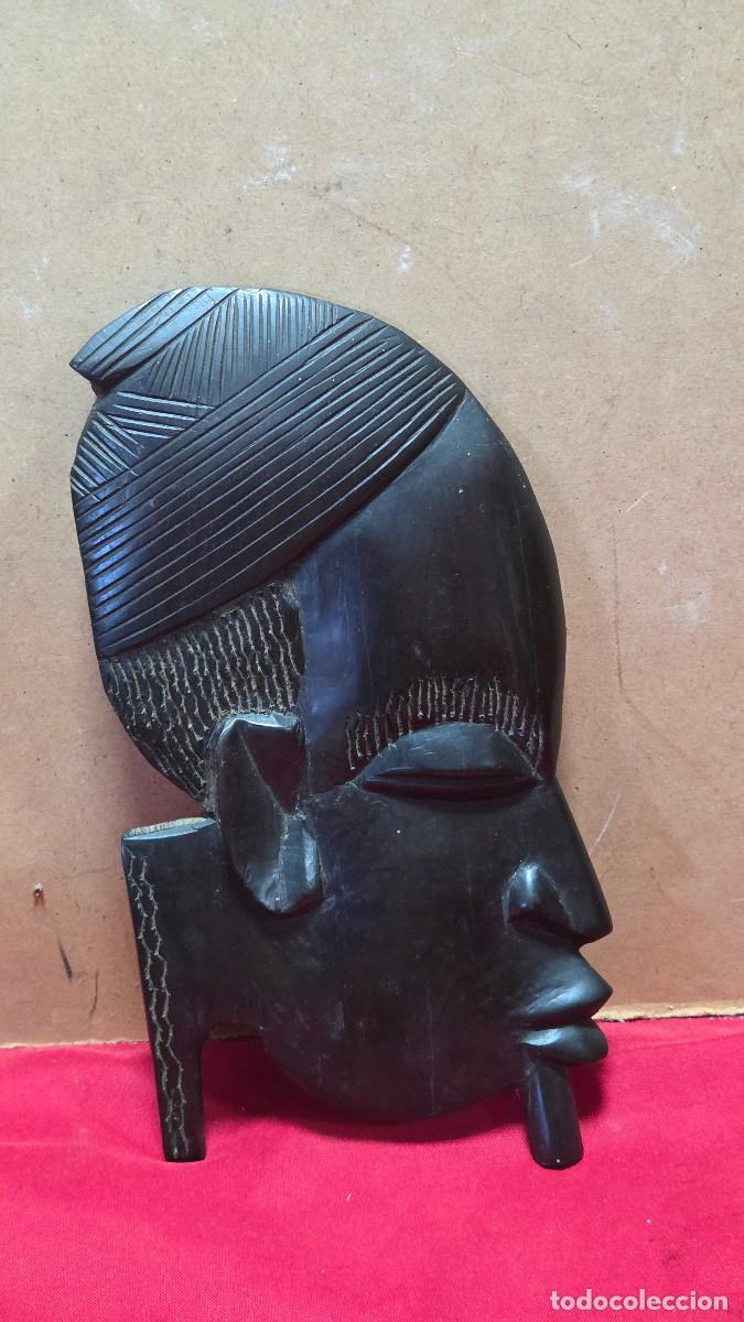 Arte: mascara de arte africano ebano