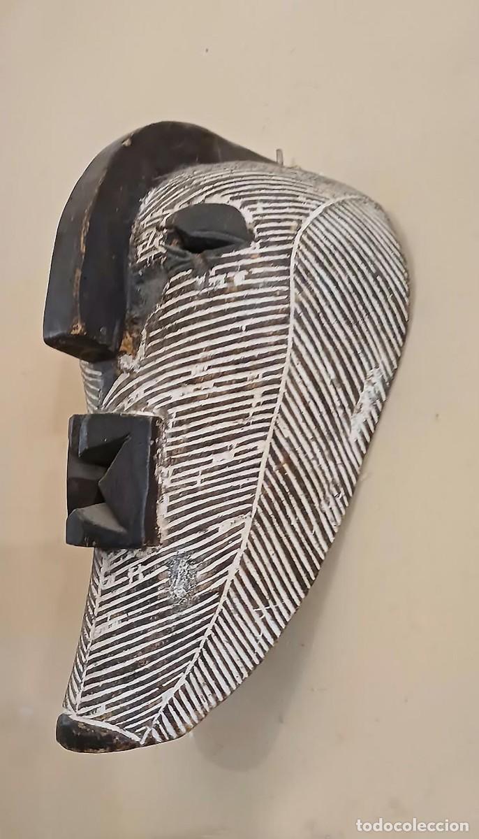 Arte: M&aacute;scara Ritual Africana Songye Kifwebe Masculina Rep&uacute;blica Democr&aacute;tica del Congo Madera Tallada