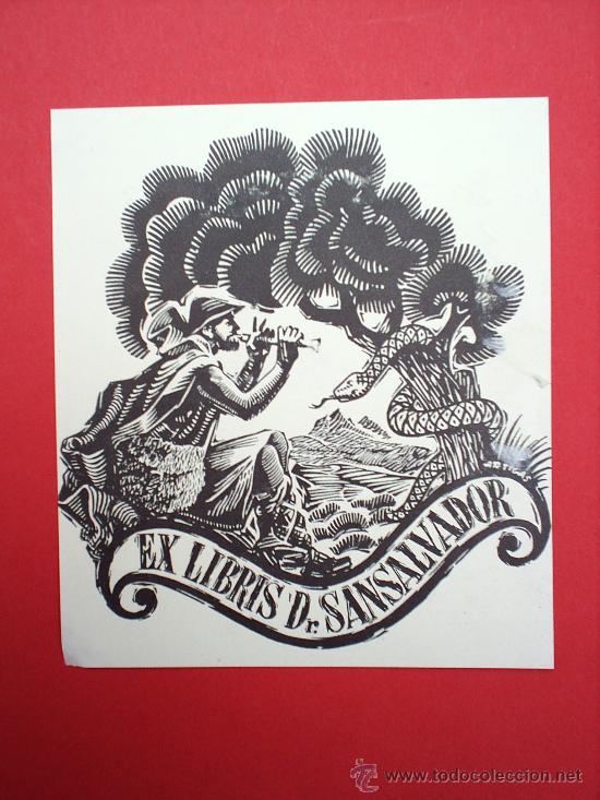 Arte: EX-LIBRIS -Dr. SANSALVADOR-- - Foto 1