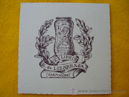 Arte: EX LIBRIS : R.de Lizarraga - Foto 1