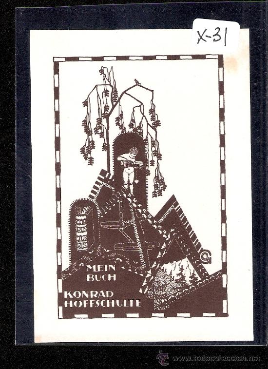 Arte: EX- LIBRIS - KONRAD HOFFSCHULTE - (X-31) - Foto 1