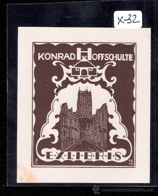Arte: EX- LIBRIS - KONRAD HOFFSCHULTE - (X-32) - Foto 1