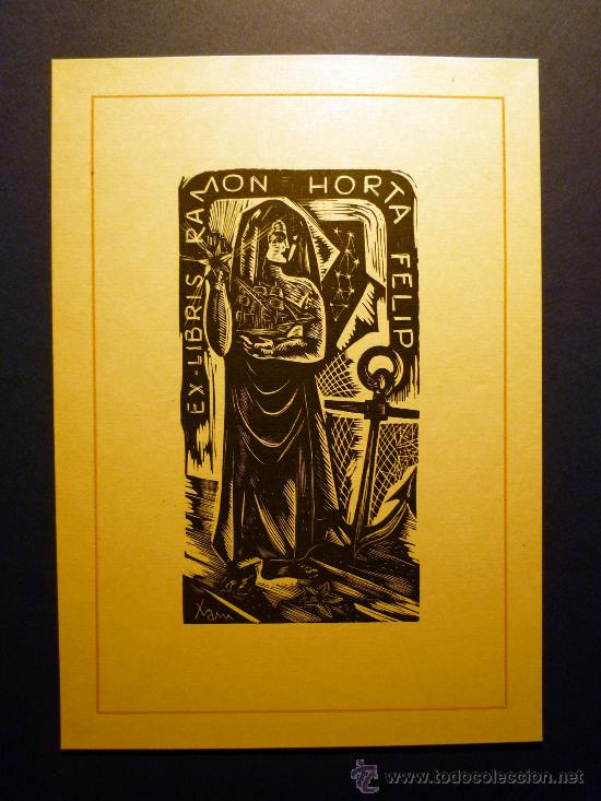 Arte: EX-LIBRIS RAMON HORTA FELIP - Foto 1