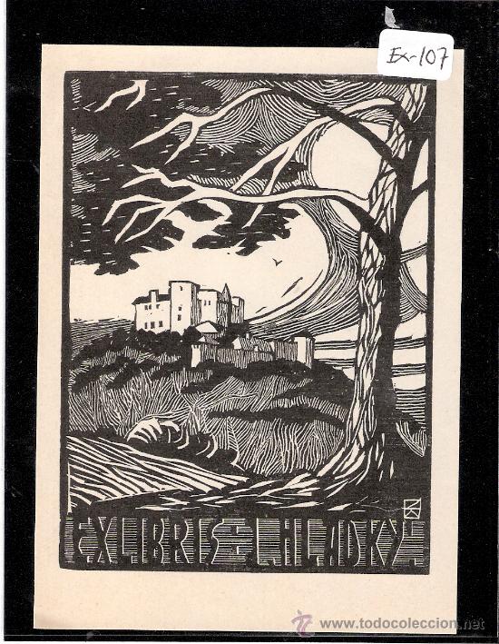 Arte: EX-LIBRIS- J. HLADKY - (X-107) - Foto 1