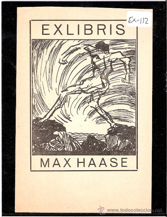Arte: EX-LIBRIS- MAX HAASE - (X-112) - Foto 1
