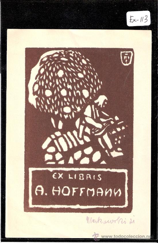 Arte: EX-LIBRIS- A. HOFFMANN - (X-113) - Foto 1