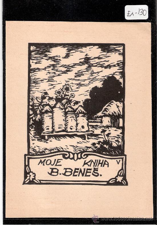 Arte: EX-LIBRIS- B.BENES  - (X-130) - Foto 1