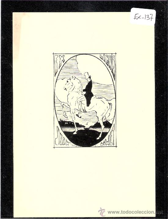 Arte: EX-LIBRIS- JEAN LOWET - (X-137) - Foto 1