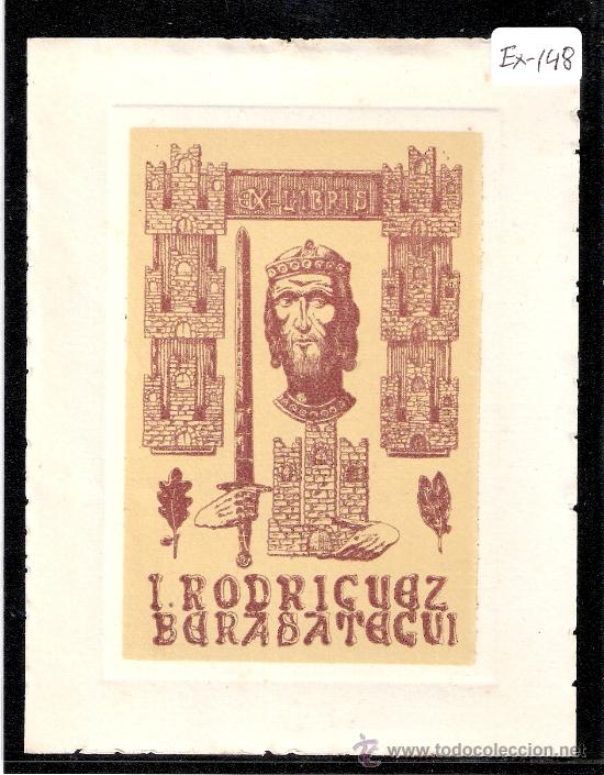 Arte: EX-LIBRIS- I. RODRIGUEZ BERASATEGUI - (X-148) - Foto 1