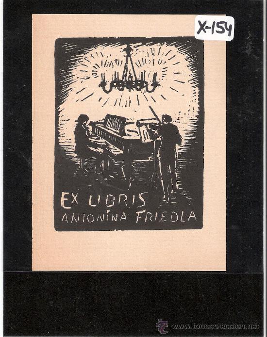 Arte: EX-LIBRIS- ANTONINA FRIEDLA - (X-154) - Foto 1