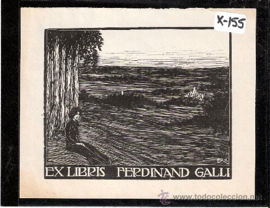 Arte: EX-LIBRIS- FERDINAND GALLI - (X-155) - Foto 1