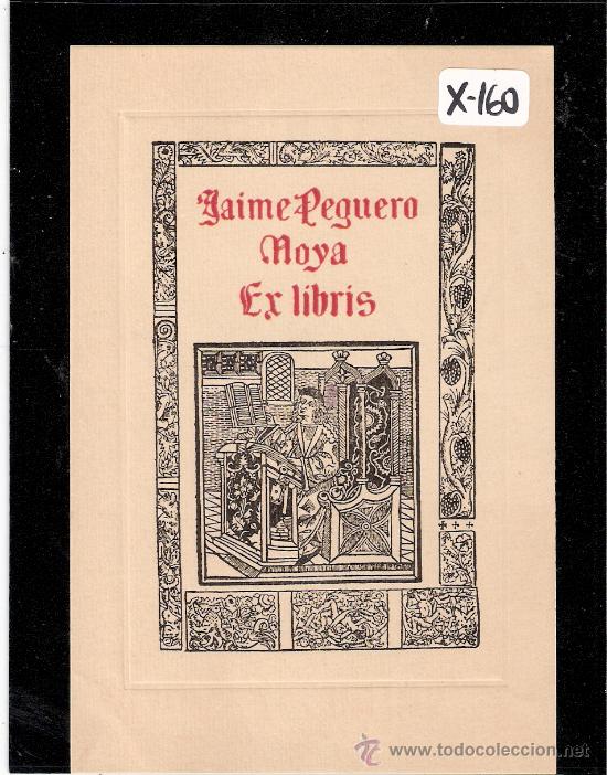 Arte: EX-LIBRIS- JAIME PEGUERO - (X-160) - Foto 1