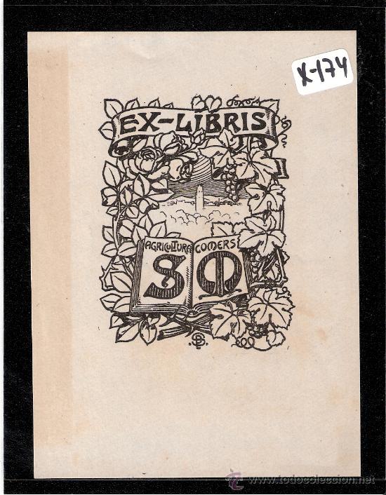 Arte: EX-LIBRIS- S M - (X-174) - Foto 1