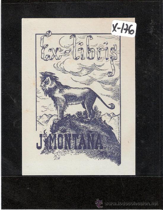 Arte: EX-LIBRIS- MONTANA - (X-176) - Foto 1