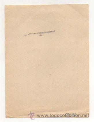 Arte: EXLIBRIS. EX-LIBRIS. TSAS VAN BRUSSEL. (14 X 10,5 CM.) 1944. - Foto 2